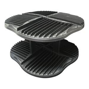 Alpha 88 Compact Disc CD Carousel Storage Rotating Display Holder Spinning Tower